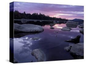 Sunset in the Northern Forest, Maine, USA-Jerry & Marcy Monkman-Stretched Canvas