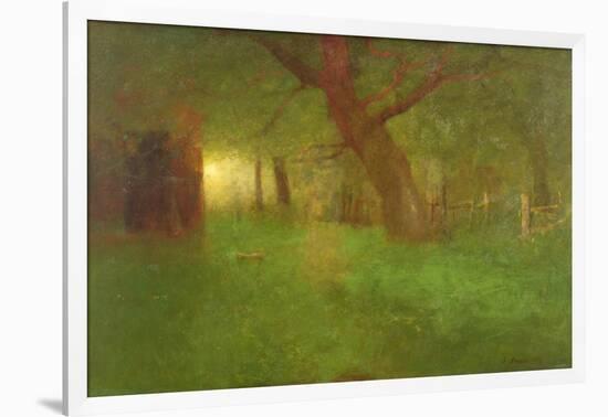 Sunset in the Old Orchard, 1894-George Snr. Inness-Framed Giclee Print