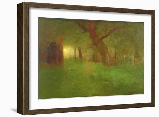 Sunset in the Old Orchard, 1894-George Snr. Inness-Framed Giclee Print