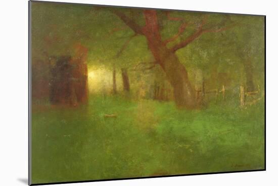 Sunset in the Old Orchard, 1894-George Snr. Inness-Mounted Giclee Print