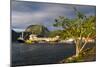 Sunset in the Pago Pago Harbour, Tutuila Island, American Samoa, South Pacific, Pacific-Michael Runkel-Mounted Photographic Print