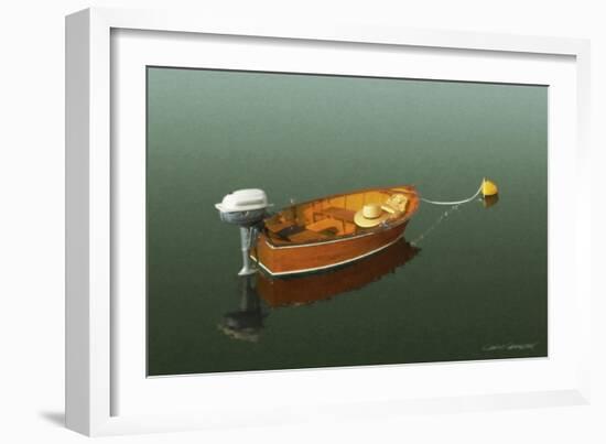 Sunset in the Pier II-Carlos Casamayor-Framed Giclee Print