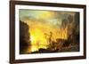 Sunset in the Rockies-Albert Bierstadt-Framed Art Print