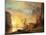 Sunset in the Rockies-Albert Bierstadt-Mounted Giclee Print