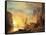 Sunset in the Rockies-Albert Bierstadt-Framed Stretched Canvas