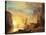 Sunset in the Rockies-Albert Bierstadt-Stretched Canvas