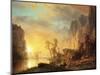 Sunset in the Rockies-Sir William Beechey-Mounted Giclee Print