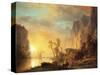 Sunset in the Rockies-Sir William Beechey-Stretched Canvas