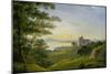 Sunset in the Western Highlands, C.1820-John Knox-Mounted Giclee Print