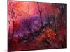 Sunset In The Wood-Pol Ledent-Mounted Art Print