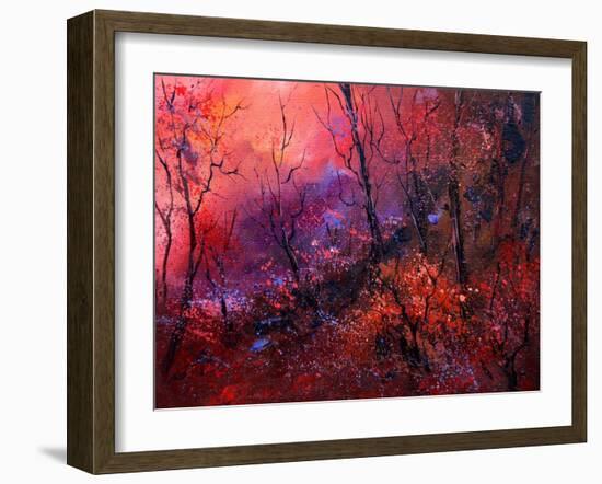 Sunset In The Wood-Pol Ledent-Framed Art Print