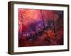 Sunset In The Wood-Pol Ledent-Framed Art Print