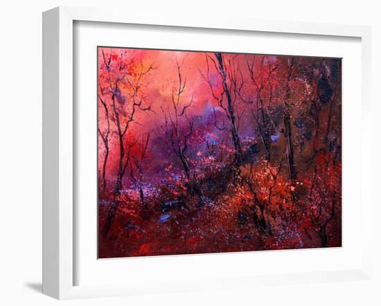 Sunset In The Wood-Pol Ledent-Framed Art Print