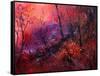 Sunset In The Wood-Pol Ledent-Framed Stretched Canvas