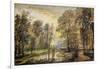 Sunset in the Wood-Aert van der Neer-Framed Giclee Print