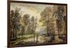 Sunset in the Wood-Aert van der Neer-Framed Giclee Print