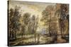 Sunset in the Wood-Aert van der Neer-Stretched Canvas