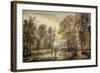 Sunset in the Wood-Aert van der Neer-Framed Giclee Print
