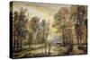 Sunset in the Wood-Aert van der Neer-Stretched Canvas