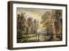 Sunset in the Wood-Aert van der Neer-Framed Giclee Print