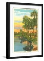 Sunset in Tropical Florida, Myakka River State Park-null-Framed Art Print