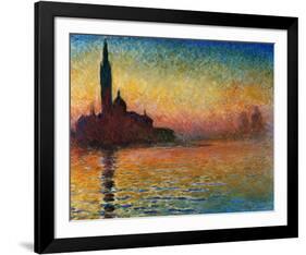 Sunset In Venice-Claude Monet-Framed Art Print