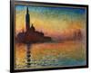 Sunset In Venice-Claude Monet-Framed Art Print