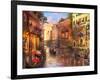 Sunset in Venice-Dominic Davison-Framed Art Print