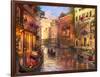 Sunset in Venice-Dominic Davison-Framed Art Print