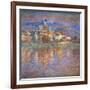 Sunset in Vetheuil, 1900-Claude Monet-Framed Giclee Print