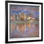 Sunset in Vetheuil, 1900-Claude Monet-Framed Giclee Print