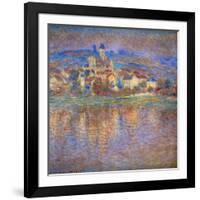 Sunset in Vetheuil, 1900-Claude Monet-Framed Giclee Print