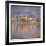 Sunset in Vetheuil, 1900-Claude Monet-Framed Giclee Print