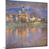 Sunset in Vetheuil, 1900-Claude Monet-Mounted Giclee Print