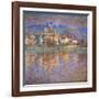 Sunset in Vetheuil, 1900-Claude Monet-Framed Giclee Print