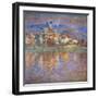 Sunset in Vetheuil, 1900-Claude Monet-Framed Premium Giclee Print