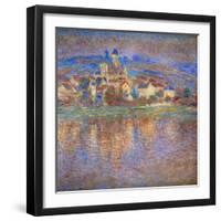 Sunset in Vetheuil, 1900-Claude Monet-Framed Giclee Print