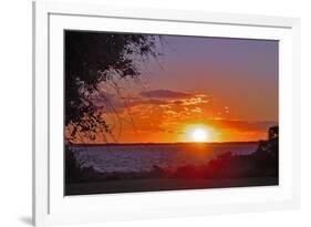 Sunset in Williamsburg, Cobham Bay-Martina Bleichner-Framed Art Print