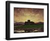 Sunset, Iona (Oil on Canvas)-David Young Cameron-Framed Giclee Print