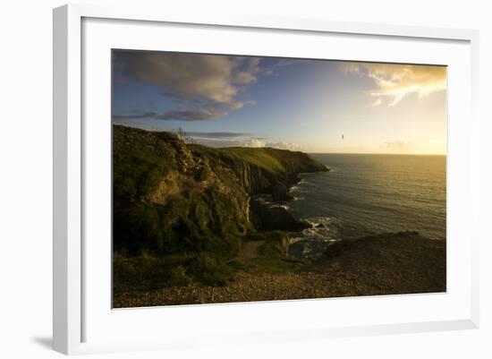 Sunset, Ireland, Kinsale, Old Head of Kinsale-Benjamin Engler-Framed Photographic Print