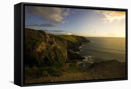 Sunset, Ireland, Kinsale, Old Head of Kinsale-Benjamin Engler-Framed Stretched Canvas