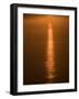 Sunset Just off the Coast of Oahu, Hawaii, United States of America, Pacificnorth America-Ethel Davies-Framed Photographic Print