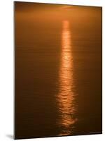 Sunset Just off the Coast of Oahu, Hawaii, United States of America, Pacificnorth America-Ethel Davies-Mounted Photographic Print