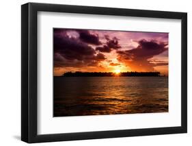 Sunset Key West - Florida-Philippe Hugonnard-Framed Premium Photographic Print