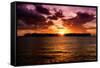 Sunset Key West - Florida-Philippe Hugonnard-Framed Stretched Canvas