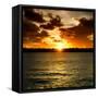 Sunset Key West - Florida-Philippe Hugonnard-Framed Stretched Canvas