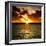 Sunset Key West - Florida-Philippe Hugonnard-Framed Photographic Print