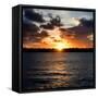 Sunset Key West - Florida-Philippe Hugonnard-Framed Stretched Canvas