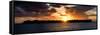 Sunset Key West - Florida-Philippe Hugonnard-Framed Stretched Canvas