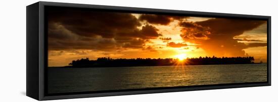 Sunset Key West - Florida-Philippe Hugonnard-Framed Stretched Canvas